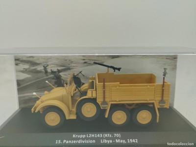KRUPP L2H143 (Kfz.70) 15 Pz.Div. LIBYA 1942 - ALTAYA 1/43 metal