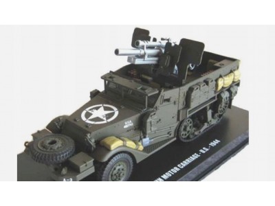 M3 GMC 105mm howitzer US ARMY 1944 - DEAGOSTINI 1/43 metal
