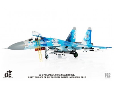 UKRAIŃSKI SUCHOJ Su-27 FLANKER-B 2016 - JCW-72-SU27-011 JC WINGS  1/72