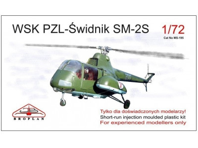 WSK PZL-ŚWIDNIK SM-2S BROPLAN MS-195 1/72 wtryski