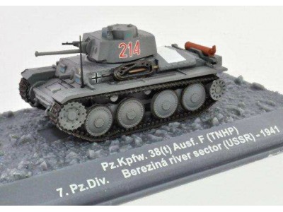 Pz.Kpfw.38(t)F  7 Pz.Div. BEREZINA RIVER 1941 - ALTAYA 1/72 metal