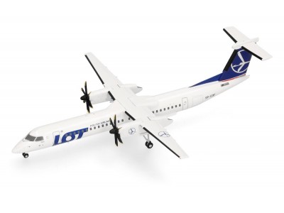 Model BOMBARDIER / DHC-8 Q400 PLL LOT SP-EQF - 573955 HERPA 1:200