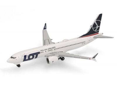 BOEING 737 MAX8 PLL LOT SP-LVA - 1/500 HERPA 539098