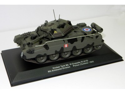 CRUSIER Mk.IV CRUSADER III BRITISH ARMY TUNISIA 1943 - ALTAYA 1/43