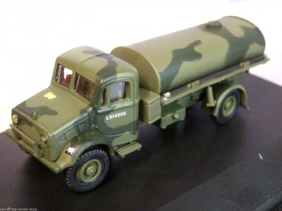 BEDFORD OYC TANKER BRITISH ARMY 1941 - OXFORD 76TBD016 1/76 metal