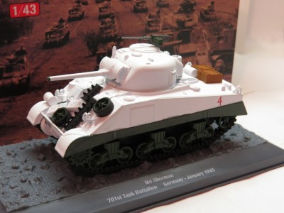 M4 SHERMAN 701 Tank Bat. US ARMY 1945 - ALTAYA 1/43