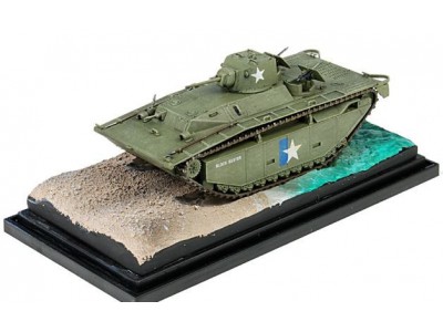 LVT(A)-1 GATOR w/diorama US ARMY 1945 - HG4405 HOBBY MASTER 1/72