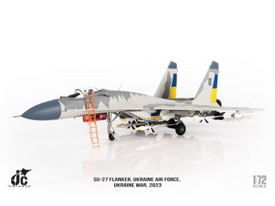 UKRAIŃSKI SUCHOJ Su-27 FLANKER WOJNA 2023 - JCW-72-SU27-016 JC WINGS  1/72