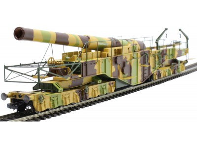 343mm RAILGUN BOCHE BUSTER BRITISH ARMY 1940 - OR76BOOM03 OXFORD 1/76 metal