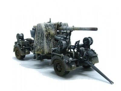 88mm FLAK 36 WEHRMACHT SOVIETY WINTER 1943 - 0313 PMA PRECISION MODEL ART 1/72