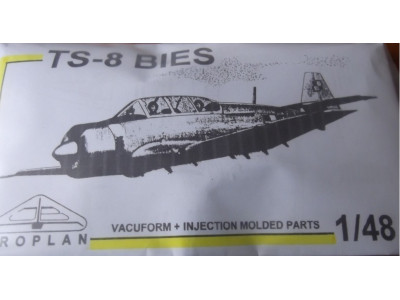 PZL TS-8 BIES - BROPLAN MS-50 1/48 vacu + wtryski