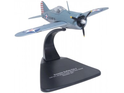 BREWSTER F2-A3 BUFFALO USMC AIR STATION EWA MIDWAY 1942 - AC131 OXFORD 1/72