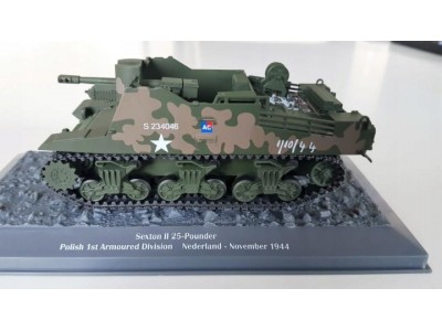 POLSKI SEXTON II 1 DYWIZJA PANCERNA gen.MACZKA HOLANDIA 1944 - ALTAYA 1/43