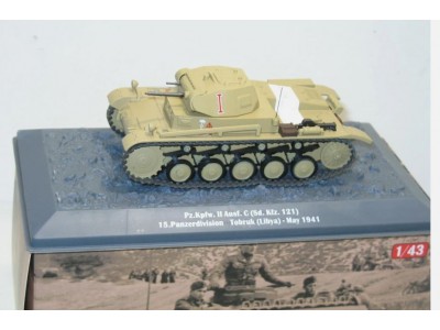 PANZER II Ausf.C 15 Pz.Div. DAK TOBRUK 1941  - ALTAYA 1/43