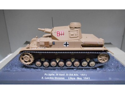 PANZER IV Ausf.D 5 Leichte Div. AFRIKA KORPS LIBYA 1941 - ALTAYA 1/43