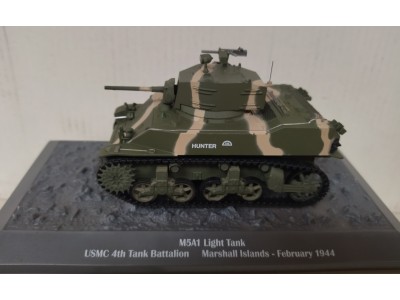 M5A1 STUART USMC MARSHALL ISLAND 1944 - ALTAYA 1/43