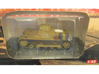 PANZER I Ausf.B 5 le.Div. AFRIKAKORPS EL AGHELLA 1941 - ALTAYA 1/43 unikat