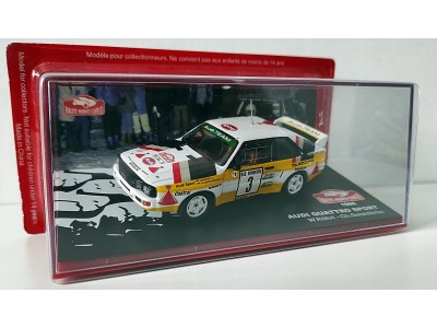 Audi Quattro Sport Rally Monte Carlo 1985 Rohrl - Geistdorfer - IXO 1:43
