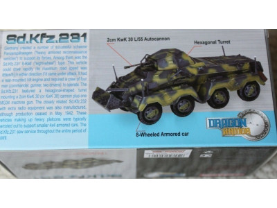 Sd.Kfz.231 8rad MOZDOK USSR 1942 - DRAGON ARMOR 60600 1/72