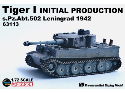 TIGER I s.Pz.Abt. 502 LENINGRAD 1943 - DRAGON ARMOR 63113 1/72