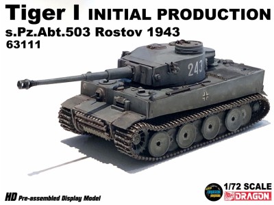 TIGER I s.Pz.Abt. 503 ROSTOV 1943 - DRAGON ARMOR 63111 1/72