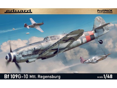 MESSERSCHMITT Bf-109G-10 REGENSBURG - 82119 EDUARD 1/48 PROFIPACK promo