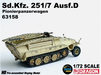 Sd.Kfz. 251/7 D PIONERPANZERWAGEN DRAGON ARMOR 63158 1/72