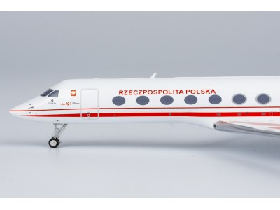 POLSKI RZĄDOWY GULFSTREAM V G550 0002 PUŁASKI - NG MODELS 75021 1/200 promo