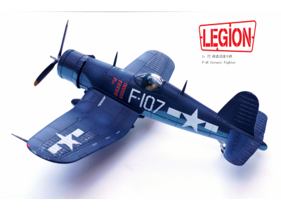 F4U-1A CORSAIR Capt. P.C. DELONG USAF 1945 - LEGION Panzerkampf PAN14619LB 1/72