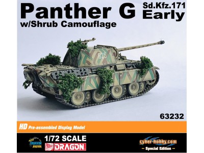 PANTHER G w/shrub camo - 63232 DRAGON ARMOR 1/72