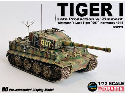 TIGER I WITTMAN 007 NORMANDY 1944 - 63223 DRAGON ARMOR 1/72