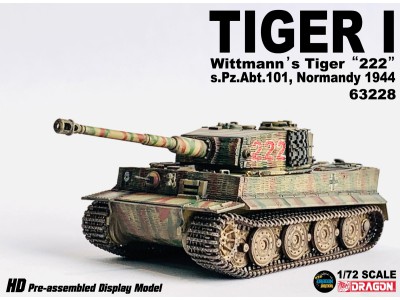 TIGER I WITTMAN 222 NORMANDY 1944 - 63228 DRAGON ARMOR 1/72