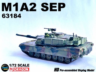 M1A2 SEP ABRAMS US ARMY - DRAGON ARMOR 63184 1/72