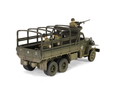 GMC CCKW 353B 2,5 ton truck w/3 figures US ARMY WWII - FORCES of VALOR 801201A 1/32