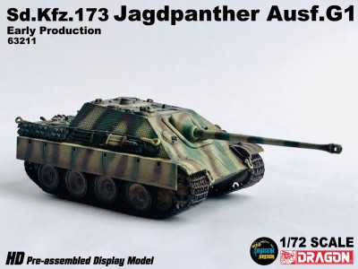 JAGDPANTHER G1 s.Pz.Abt.654, Ruhr Pocket 1945 - 63211 DRAGON ARMOR 1/72