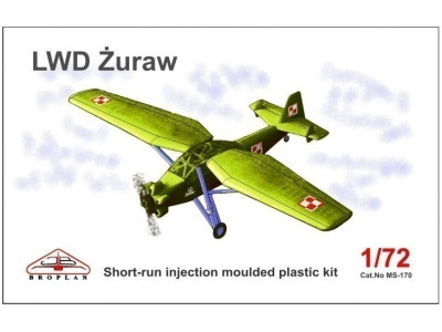 LWD ŻURAW 1950 - BROPLAN MS-170 1/72 wtryski