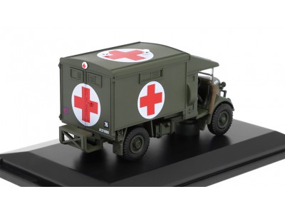 BRITISH AUSTIN K2 AMBULANCE 51st DIVISION 1944 - 76K2002 OXFORD metal