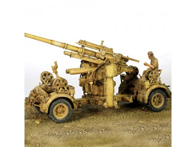 88mm FlaK 36 DAK EL ALAMEIN 1942, w/8 Figures - 801008B FORCES Of VALOR 1/32 promo !!!