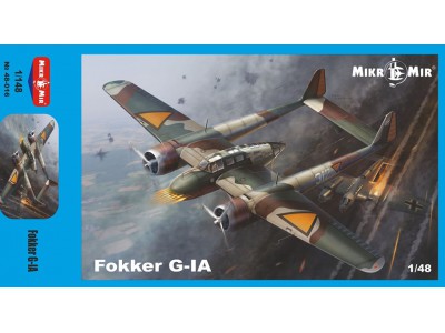 FOKKER G-IA HOLLAND 1940 - MM48-016 MIKROMIR 1/48 promo