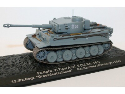 TIGER IE GROSSDEUTSCHLAND NEUHAMMER 1943 - ALTAYA 1/72 metal