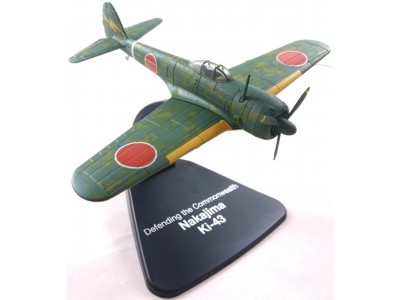 Ki-43 II HAYABUSA OSCAR BIRMA 1942 - ATLAS 1/72 metal