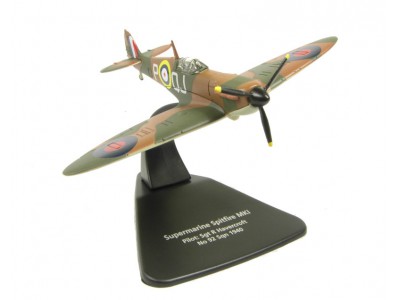 SPITFIRE Mk.Ia 92 SQN RAF BITWA O ANGLIĘ 1940 - AC-001 OXFORD 1/72 metal