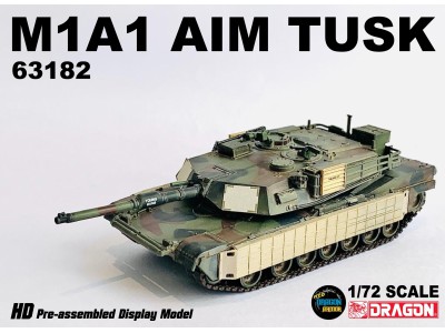 M1A1 ABRAMS AIM TUSK USMC 8 TANK BATT. IRAQ 2003 - 63182 DRAGON ARMOR 1/72