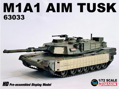 M1A1 ABRAMS AIM TUSK 1 INFANTRY DIV. 4 CAVALRY REGT. IRAQ 2004 - 63033 DRAGON ARMOR 1/72