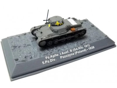 PANZER I Ausf.B 5 Pz.Div. PSZCZYNA POLSKA 1939 - ALTAYA 1/72 metal