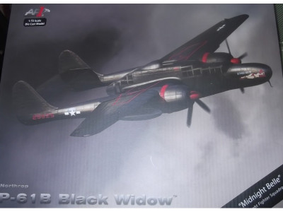 P-61B BLACK WIDOW USAF MIDNIGHT BELLE - AIR FORCE 1 AF1 0090G 1/72