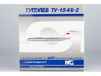 TUPOLEV Tu-154B-2 PLL LOT chartered AEROFLOT - 54017 NG MODELS 1/400
