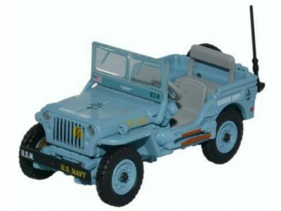 WILLYS JEEP MB US NAVY SEEBEES WWII - 76WMB002 OXFORD metal