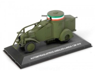 LANCIA ANSALDO 1ZM VITTORIO VENETO 1918 - DEAGOSTINI 1/43 metal