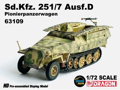 Sd.Kfz. 251/7 D PIONERPANZERWAGEN DRAGON ARMOR 63109 1/72